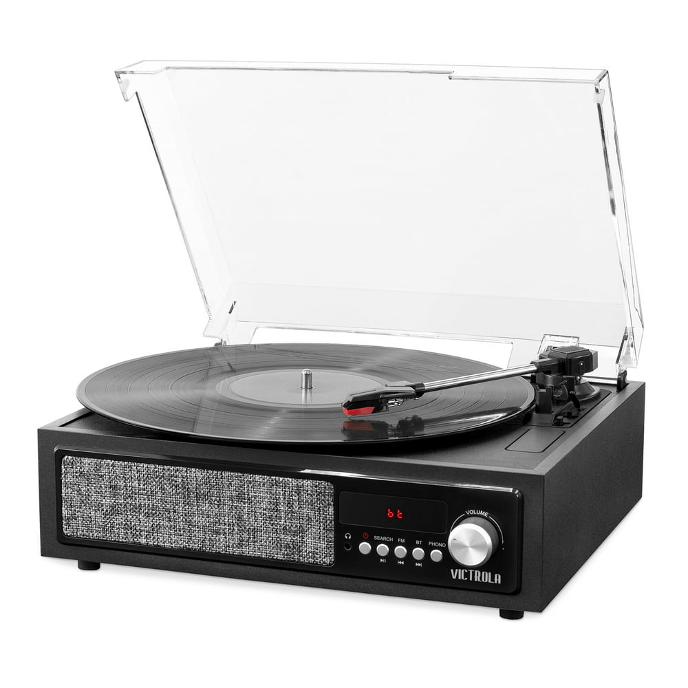 Victrola 3in1 Bluetooth Record Player with Built in Speakers and 3