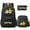 01, variant on New cartoon anime yellow elf lightning rat cool 3D print large-capacity lightweight durable student backpack, shoulder bag, and pencil case three-piece set
