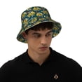 thumbnail image 6 of Kdxio Reflective Bucket Hat - Sunflowers Print Bucket Hat for Men,Women, 6 of 9