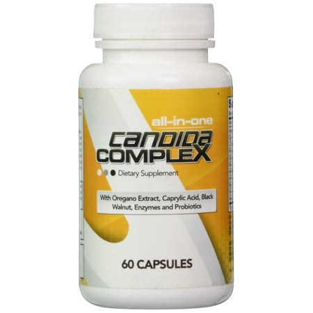 Candida Cleanse Complex ? All-in-One Yeast Infection Treatment Support / Fungal Overgrowth Defence Formula with Antifungals, Probiotics and Enzymes ? 100% Premium Hassle-Free Money Back (Best Antifungal For Candida Overgrowth)