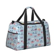 thumbnail image 2 of Easygdp Brain Training Bolsa de Gimnasio, Bolsa de Viaje Duffel, Bolsa de Fin de Semana con Compartimentos, Bolsa de Mano para Noche, 2 of 7