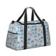 thumbnail image 2 of Fotbe Brain Training Bolsa de Viaje con Estampado, Bolsa de Fin de Semana para Mujer con Compartimento para Zapatos, Bolsa de Gimnasio con Bolsillo Húmedo, 2 of 7