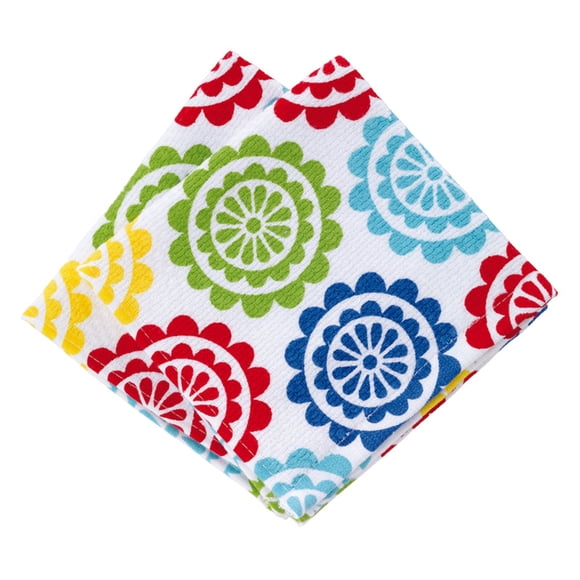 Medallón de algodón multicolor en forma de T-Fal (paquete de 3)