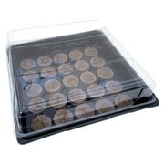 Jiffy 25 Cell Seed Starting Greenhouse with 42mm Peat Pellets w/SUPERThrive Sample