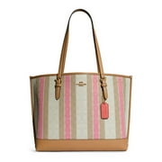 Coach Mollie Tote In Signature Jacquard With Stripes