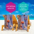 thumbnail image 4 of Orinice Balloons Valley Mountains Quick Dry Bath Towel 27.5x55in Ultra-Fine Fiber Towel for Shower, Swim, Blanket - Tropical Print, Compact Beach Towel 55x27.5in, 4 of 7
