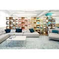 thumbnail image 4 of SAFAVIEH Evoke Trena Traditional Distressed Area Rug, Silver/Ivory, 6'7" x 6'7" Square, 4 of 6