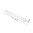 thumbnail image 2 of IBASETOY White Plastic Rolling Pin for Baking Smooth Dough Pizza Pasta and Cookies with Ergonomic Handle, 2 of 8