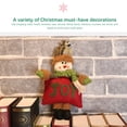 thumbnail image 4 of Pequeño colgante de Navidad Santa muñeco de nieve Elk adorno de tela escritorio Festival colgante figurita nuevo juguete fiesta pared Windoe Kits de decoración para fiestas ALEGRÍA/Muñeco de nieve Inteprter HA069874-05, 4 of 6