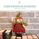 thumbnail image 3 of Colgante pequeño de Navidad, muñeco de nieve con diseño de alce, adorno de tela, escritorio, figurita colgante ligera, juguete de año para Kits de decoración para fiestas ALEGRÍA/Muñeco de nieve Yuarrent HA069874-05, 3 of 6