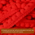 thumbnail image 4 of Uxcell 2Pcs 10 Yards Pom Pom Ball Fringe Trim Ribbon Sewing Accessory DIY Crafts, 5mm Red, 4 of 6