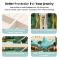 thumbnail image 3 of Dinosaur Travel Portable Square Jewelry Box Earring Necklace Bracelet Holder Display Case Organizer Box, Decorative Jewelry Stand Storage Box, 3 of 6