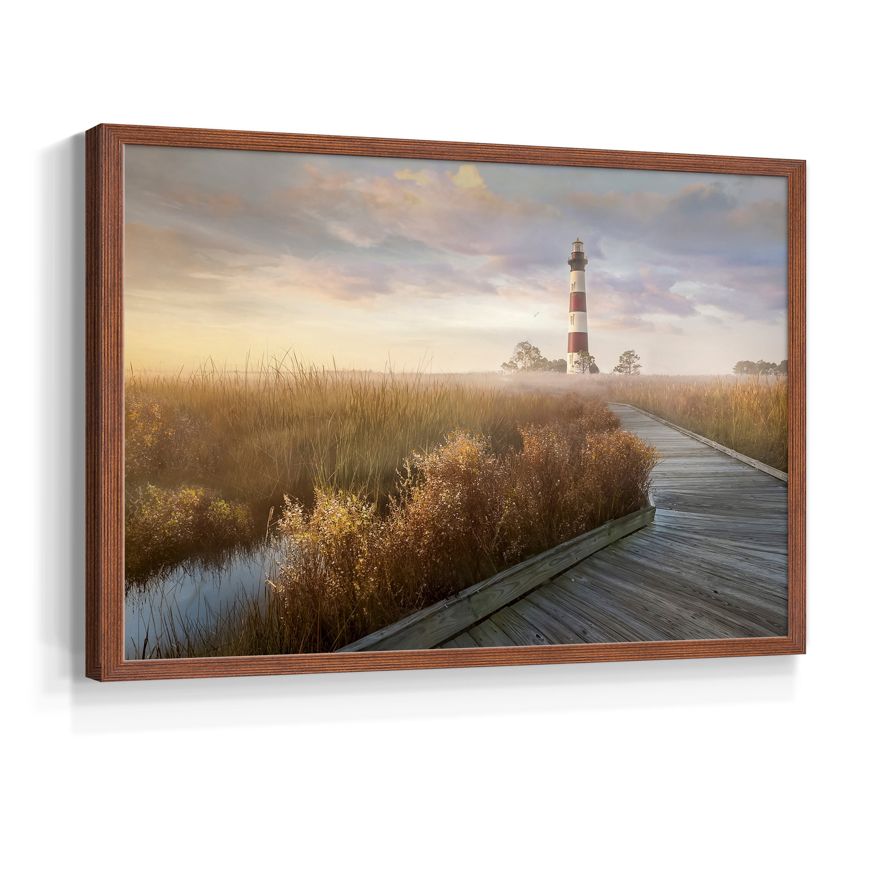 Private Path I by Mike Calascibetta - Restickable Framed Giclée Print