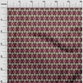 thumbnail image 2 of oneOone Cotton Poplin Fabric Geometric Ikat Printed Craft Fabric BTY 56 Inch Wide, 2 of 4