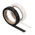 thumbnail image 1 of Uxcell 26Ft Tennis Racket Badminton Racquet Grip Finishing Tapes, Black/White 2 Pack, 1 of 6