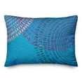 thumbnail image 2 of Creative Products Bright Blue Dash Circles 14x20 Indoor / Outdoor Pillow, 2 of 3