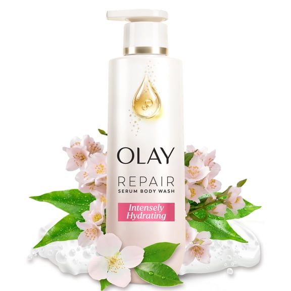Olay Nourishing Body Wash for Women, Hyaluronic Acid, 20 fl oz