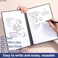 thumbnail image 6 of 2026 Reusable Writing Tablet Notebook - 9.5" x 6.6" Portable Erasable Digital Whiteboard Pad with PU Cover, Stylus & Eraser Included, for Daily Notes, To - Do Lists, Drawing & Office Memo, 6 of 7
