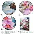 thumbnail image 3 of Designart "pasture Delicate Orchid Oasis I" Floral & Botanical Floater Framed Wall Decor, 3 of 7