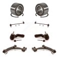 thumbnail image 1 of Transit Auto Front Wheel Bearing Suspension Lower Control Arm with Ball Joint Outer Tie Rod & Sway Bar Stabilizer Link Kit (8Pc) for Car Mazda 3 5 Sport - Left Right Side (Driver Passenger) K7T-108223, 1 of 10