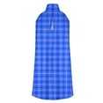 thumbnail image 4 of Uaswgudfs Casual Sleeveless Checked Sundress | Summer Dresses for Women 2025 Asymmetric Hem & Lightweight Cotton-Linen Midi Dress Dark Blue S, 4 of 4