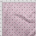 thumbnail image 3 of oneOone Georgette Viscose Rose Pink Fabric Floral & Texture Sewing Craft Projects Fabric Prints By Yard 42 Inch Wide, 3 of 4