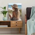 thumbnail image 5 of Qisvanset 12x16 Inch 2D Flat Framed Canvas Art, Psalm Coastal Granddaughter Trendy Apartment Religious Wall Art Decor, 5 of 5