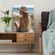 thumbnail image 5 of Qisvanset 12x16 Inch 2D Flat Framed Canvas Art, Psalm Coastal Granddaughter Trendy Apartment Religious Wall Art Decor, 5 of 5