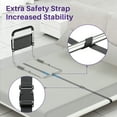 thumbnail image 5 of KEKOY Bed Rails for Seniors Safety Guard with Leg Adjustable, Bed Assist Rail for Elderly Adults with Free Storage Bag and Fixing Strap, 5 of 10