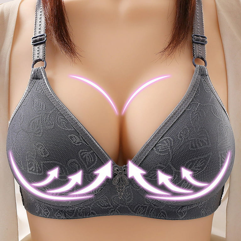 UK 40D Women Comfortable Soft Bra Coli Wanita Breathable Bra for