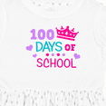 thumbnail image 4 of Inktastic 100 Days of School in Pink and Purple with Crown Girls Toddler Dress, 4 of 5
