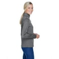 thumbnail image 3 of UltraClub 8618W Ladies Cool & Dry Heathered Performance Quarter-Zip, 3 of 3