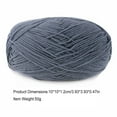 thumbnail image 5 of 1111DIYOO Crochet Yarn Sweater Scarf Gloves Toys Bundle Crafts Gifts Threads Skeins Set Arts 4-Ply for Knitters Beginners Parties 39silver, 5 of 5