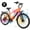 Orange, variant on ESKUTE Electric Bike for Adults with 70-Mile Range, 840Wh Removable Battery, 1300W Peak Power Ebike, Up to 28MPH, 26" Tires, 7-Speed Step-Over E-Bicycle, Purple with Phonebag & Lock