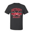 thumbnail image 2 of Wild Bobby City of Detroit Hockey Fantasy Fan Sports Men's T-Shirt, Charcoal, Small, 2 of 5