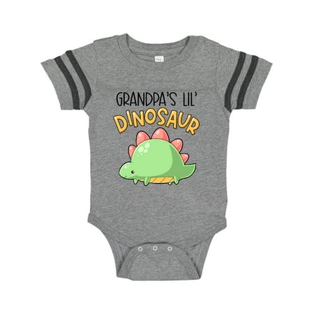

Inktastic Grandpa s Lil Dinosaur with Cute Stegosaurus Gift Baby Boy or Baby Girl Bodysuit