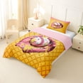 thumbnail image 2 of Erosebridal Girls Baseball Sport Twin Comforter Sets For Kids,Pink Ice Cream Drip Bedding Set,Reversible pink,2-Piece, 2 of 7