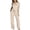 Khaki, variant on Outfits Set for Women 2 Piece Fall Sets for Women Solid Color Long Sleeve Shirt Elastic Waist Draw Rope Pocket Pants Two Piece Set my items ordered by me recently