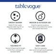thumbnail image 5 of Tablevogue 48" x 24" Fitted Tablecoth Cover, Multiple Colors and Sizes Available, 5 of 8