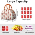 thumbnail image 5 of Insulated Lunch Bag Women, Reusable Small Lobster Tote Lunch Box, Leakproof Cooler Lunch Bags for Work Office Travel Picnic, 5 of 6