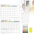 thumbnail image 2 of Koadzawe Magnetic Dry Eraser Chore Board For Multiple Kids, 1 Pcs Refrigerator Daily Calendar Whiteboard For Fridge Meal Planner Board White Board For School Home 6M,Chore Chart, 2 of 9
