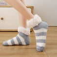 thumbnail image 2 of HAiming Winter Warm Socks for Women Casual Soft Cozy Slipper Home Socks Fleece Lined Thicken Warm Breathable Socks, 2 of 7