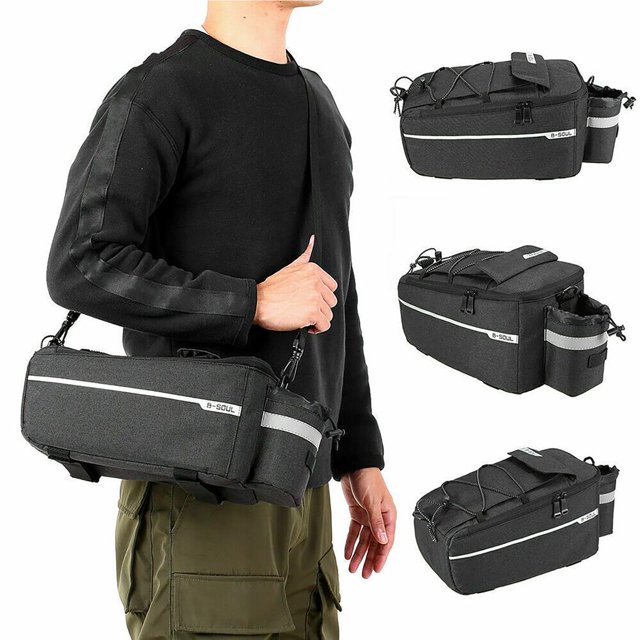 Sonducket Bolsa de transporte para bicicleta de 13L Ciclismo negro