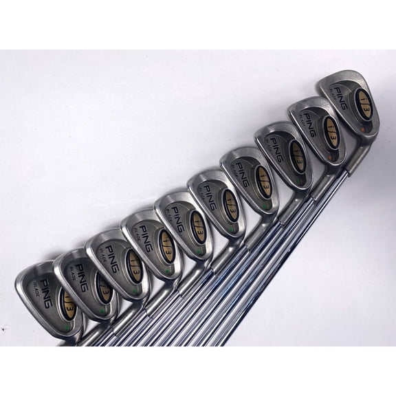 Pre-Owned Ping i3 Blade Iron Set 2-PW+GW Green Dot/Orange Dot 2* Up Cushin JZ Stiff RH