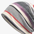 thumbnail image 1 of Bonnet Slouchy Hommes Femmes Chapeau Chimio Extensible Doux Élasticité Chaude Hommes Femmes Turban en Coton à Rayures Double Usage Écharpe Coupe-Vent Couvre-Chef, 1 of 7