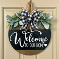 thumbnail image 2 of Welcome Sign for Front Door Welcome to Decorate the Front Door with Wooden Door Signs Interesting Grandparents Gift Welcome Signs for Front Door,Front Door Sign,Welcome Door Sign, 2 of 5