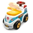thumbnail image 3 of Falk  14 x 12 x 22 in. Opening Seat & Steering Wheel Surfer Minivan with Horn Push Along & Ride on, White, 3 of 4