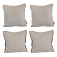 thumbnail image 1 of Set de 4 Cojines (2 Cuadrados + 2 Cuadrados Grandes) Rivo Beige, 1 of 7