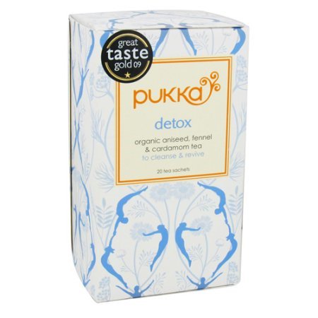 Pukka Detox Herb Tea Organic Aniseed Fennel & Cardamom 20 Tea Bags