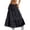 Black, variant on Arlun Women's Boho Eyelet Embroidery Maxi Skirts Elastic High Waist A-Line Summer Casual Beach Long Skirt Loose Fit Solid Color Ruffle Tiered Flowy Beach Vacation Skirts 2026 White one Size